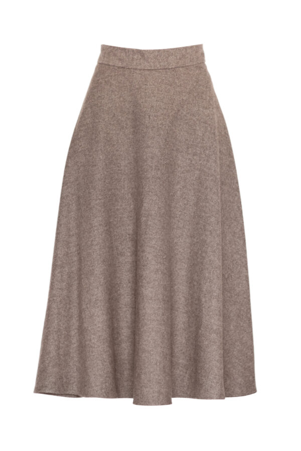 Fluttering Wool A Skirt