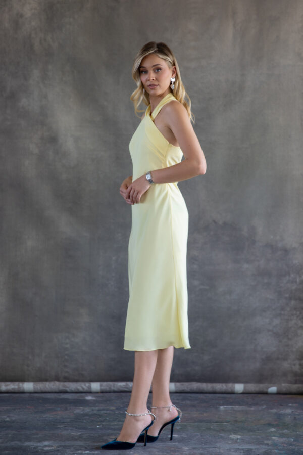 Twist Halterneck Dress