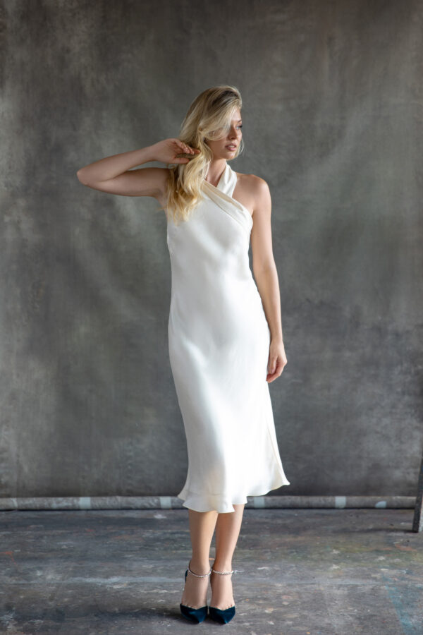 Twist Halterneck Dress