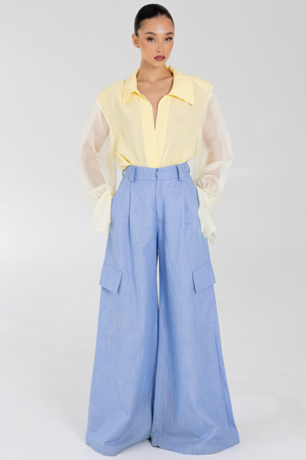 Sky Linen Pants