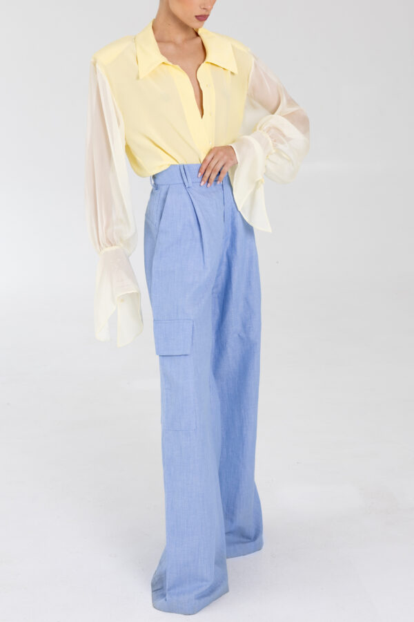 Sky Linen Pants