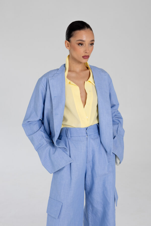 Sky Linen Jacket
