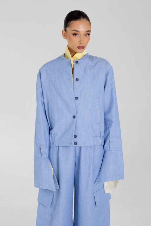 Sky Linen Jacket
