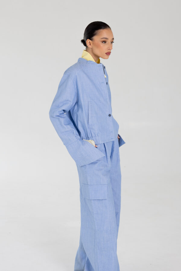 Sky Linen Jacket