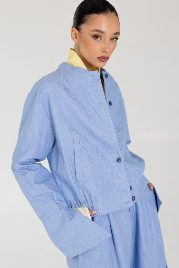 Sky Linen Jacket