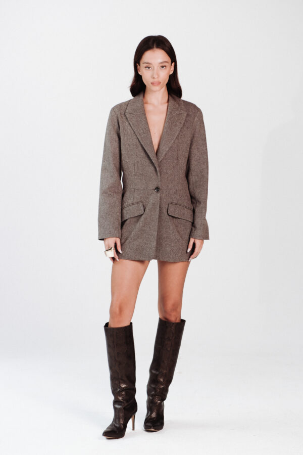 Structured Wool Blazer
