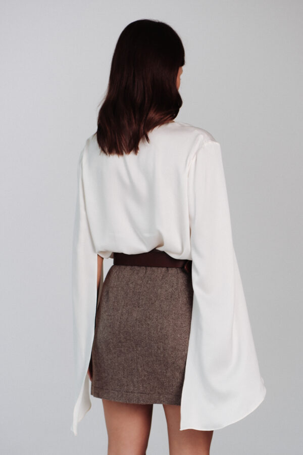 Mini Wool Skirt