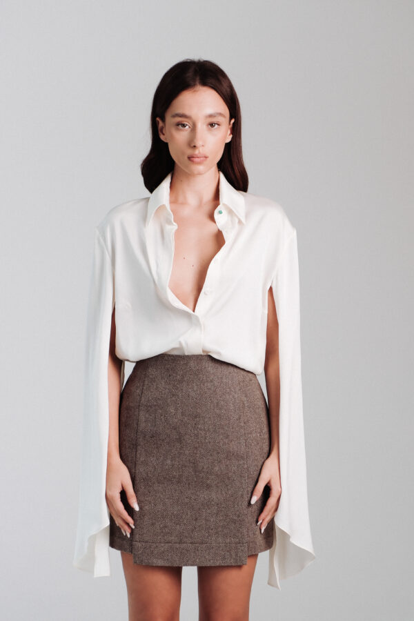 Mini Wool Skirt